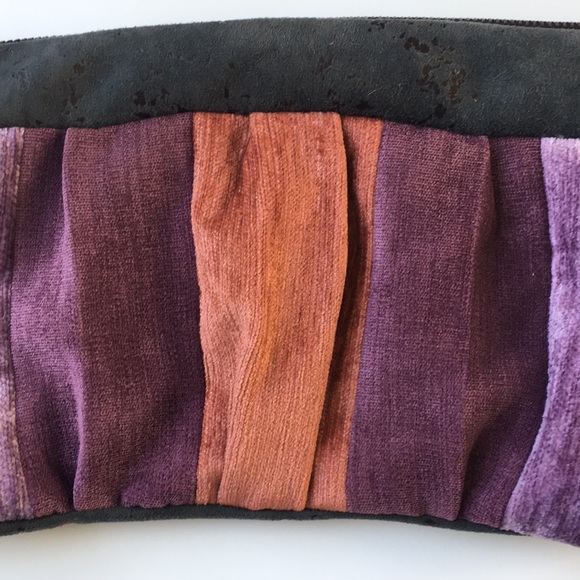 💋Valor Boho Clutch Sm Purse Wristlet Bag Purple - Picture 5 of 7